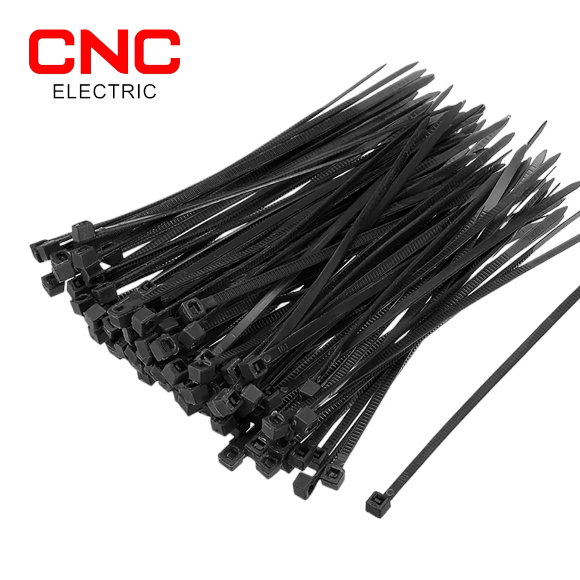 Precinto Nylon Negro 5x200mm Resistente UV Bolsa x 100u