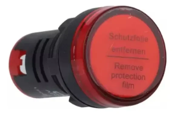 PILOTO LUMINOSO PLASTICO LED MONOBLOQUE ROJO 220VCA