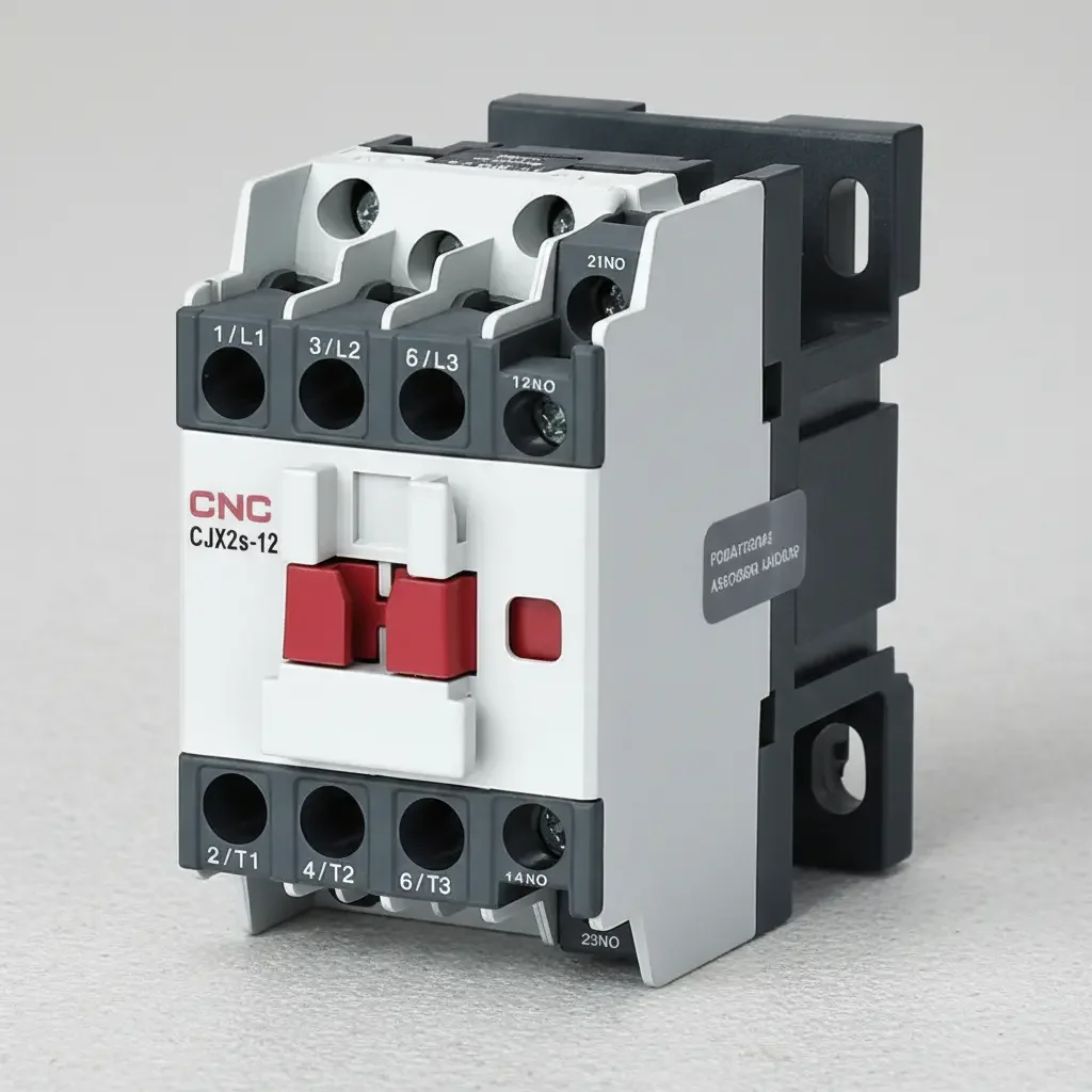Contactor 12A 380V 50/60Hz 3P 1NO +1NC - Vista 2 de 2