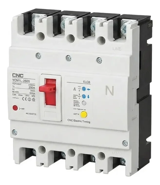 Interruptor Automático Caja Moldeada c/Fuga a Tierra T600 4x600a 35/50ka Rele Termomagnetico Ajustable - Vista 2 de 2
