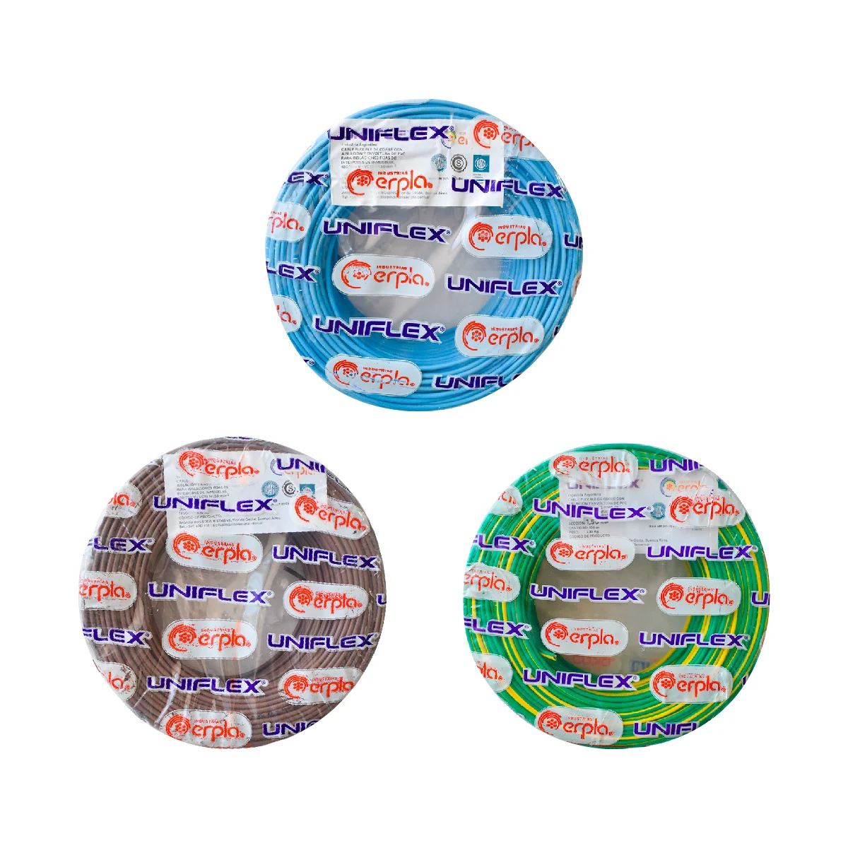 [ERPJCF100025C] Cable VC-39 Uniflex Clase 5 seccion 2,5 Celeste