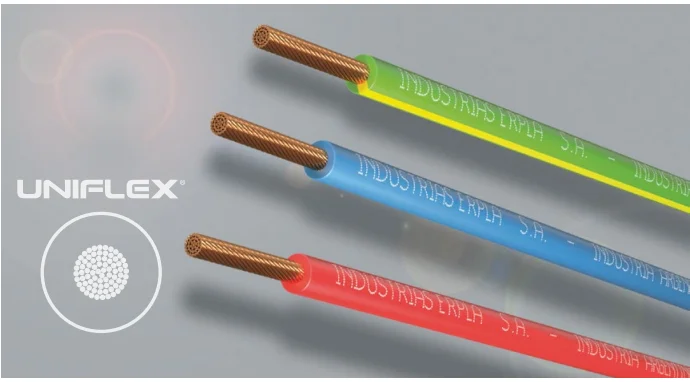 Cable VC-39 Uniflex Clase 5 seccion 6 Verde/Amarillo - Vista 2 de 2