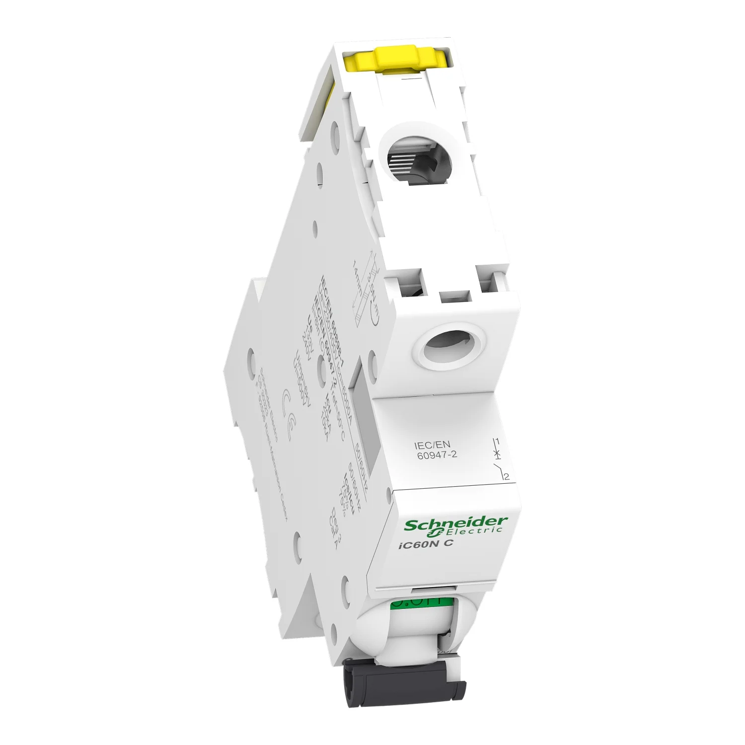 Interruptor Aut. Termomagnético Acti9 iC60N 1P 40A Curva C - Vista 3 de 3