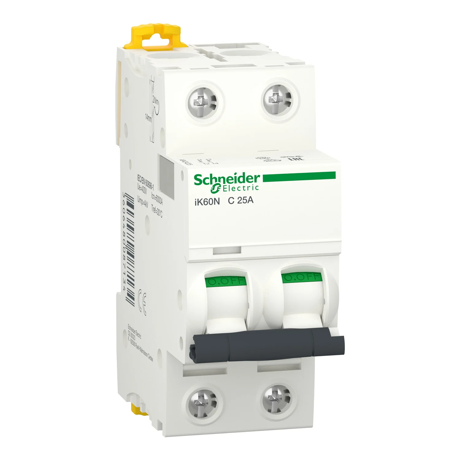 Interruptor Aut. Termomagnético Acti9 iK60 2P 25A Curva C