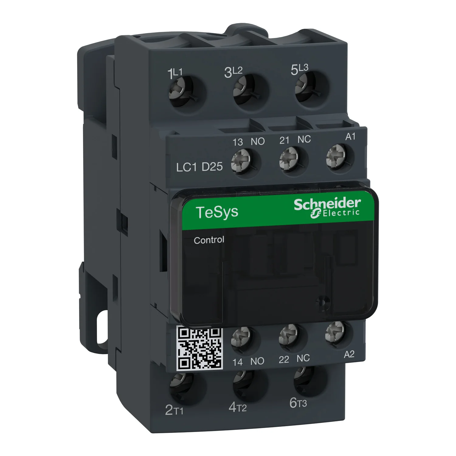 Contactor Tripolar (1na+1nc) TeSys D 25A 24 Vca 50/60Hz - Vista 2 de 2
