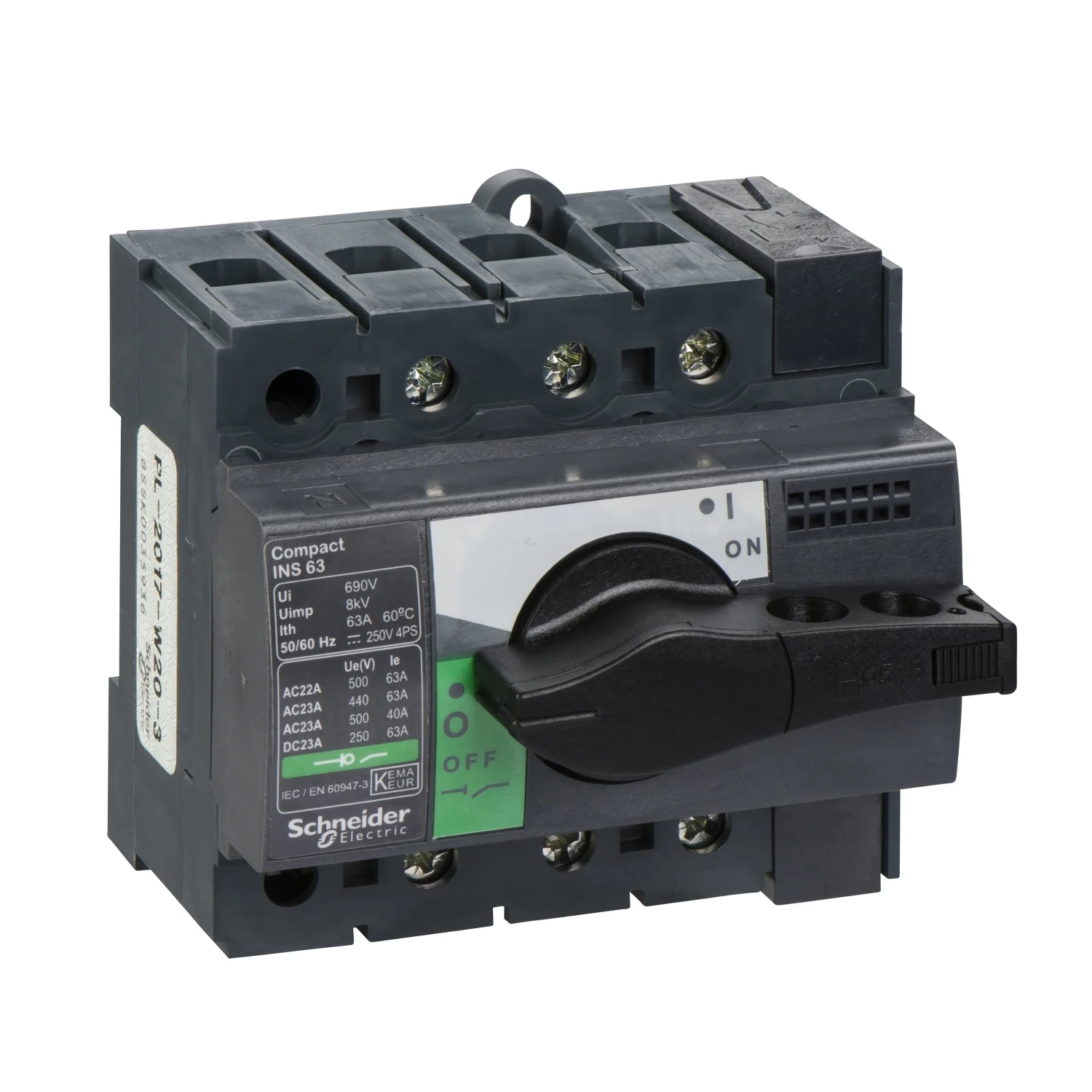 Interruptor Seccionador Manual INS 3X63A - Vista 1 de 1