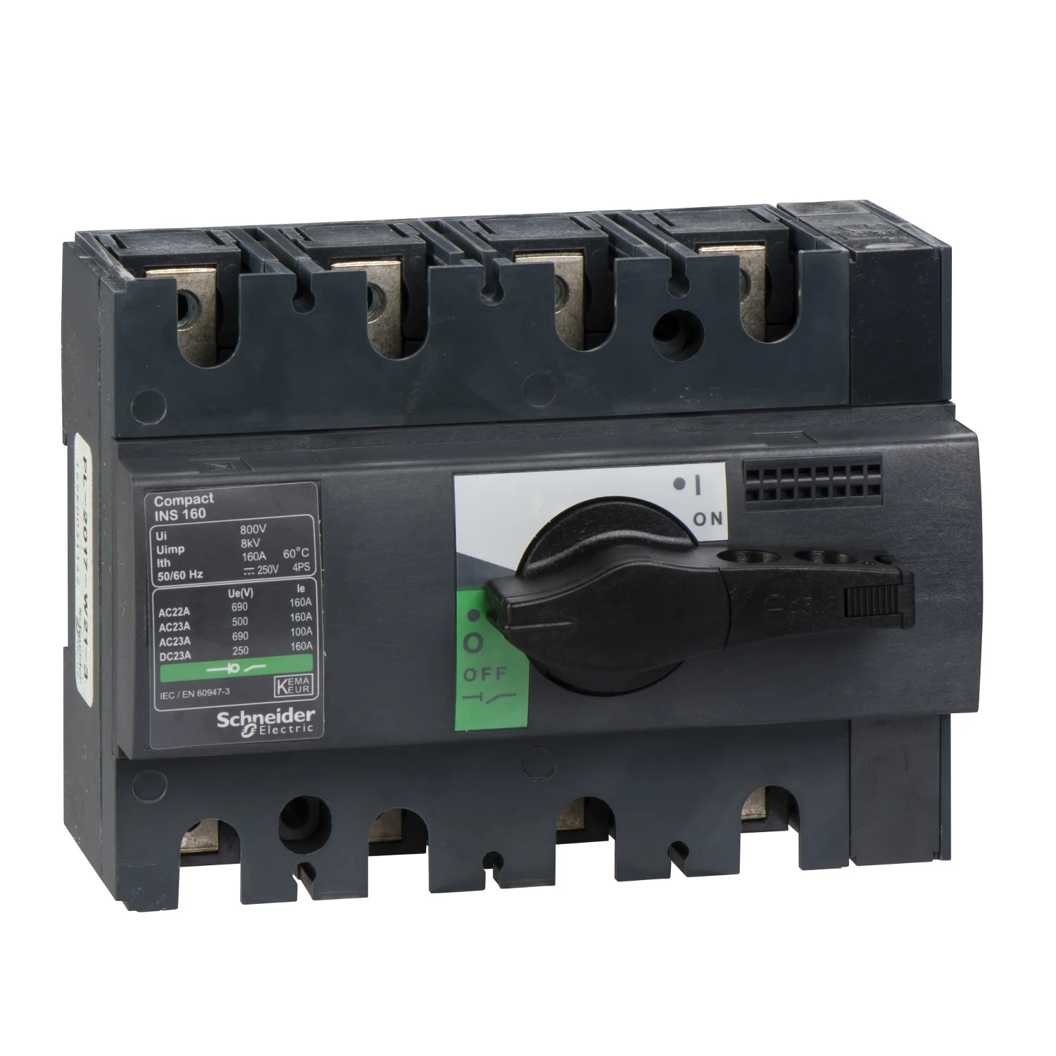 Interruptor Seccionador Manual INS 4X160A - Vista 1 de 1